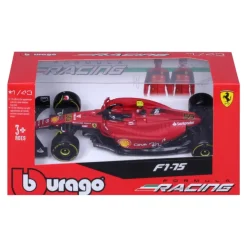 BBURAGO Coches, Circuitos Y Radiocontrol*Coche De Ferrari Formula 1 F1-75 Carlos Sainz R&P 1:43