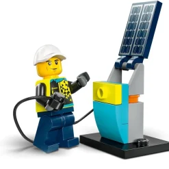 LEGO Puzzles Y Construcciones*Coche De Juguete Para Construir Deportivo Electrico Y Mini Figura De Piloto City