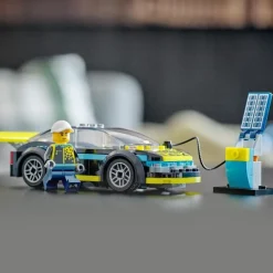 LEGO Puzzles Y Construcciones*Coche De Juguete Para Construir Deportivo Electrico Y Mini Figura De Piloto City
