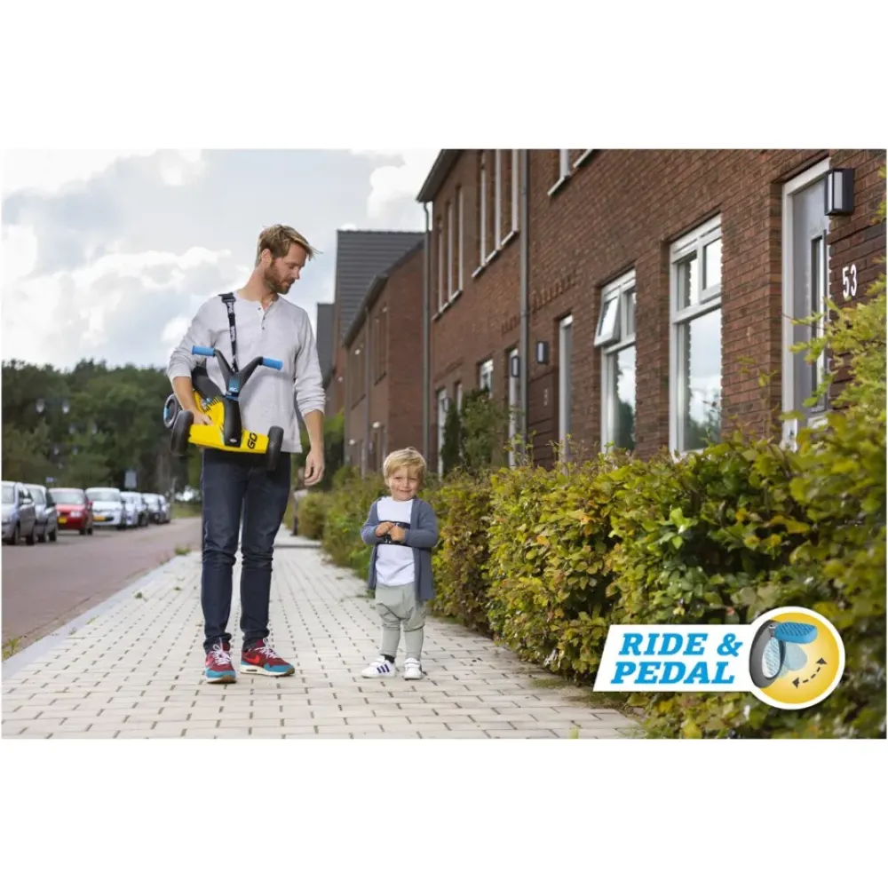 BERG Bicicletas, Correpasillos, Triciclos*Coche De Pedales Sparx Yellow Go²