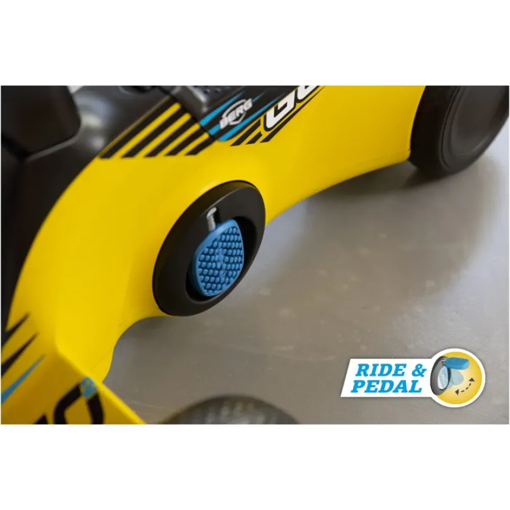 BERG Bicicletas, Correpasillos, Triciclos*Coche De Pedales Sparx Yellow Go²