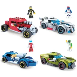 Hot Wheels Puzzles Y Construcciones*Coche De Carreras Para Construir Vehiculo De Bloques De Construccion Modelos Surtidos Mega Construx