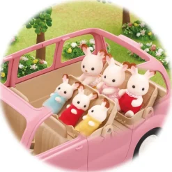 Sylvanian Families Munecas Y Peluches*Coche Monovolumen Picnic