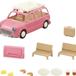 Sylvanian Families Munecas Y Peluches*Coche Monovolumen Picnic