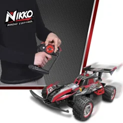 Nikko Coches, Circuitos Y Radiocontrol*Coche Radiocontrol Turbo Panther X2 Rojo Escala 1/10