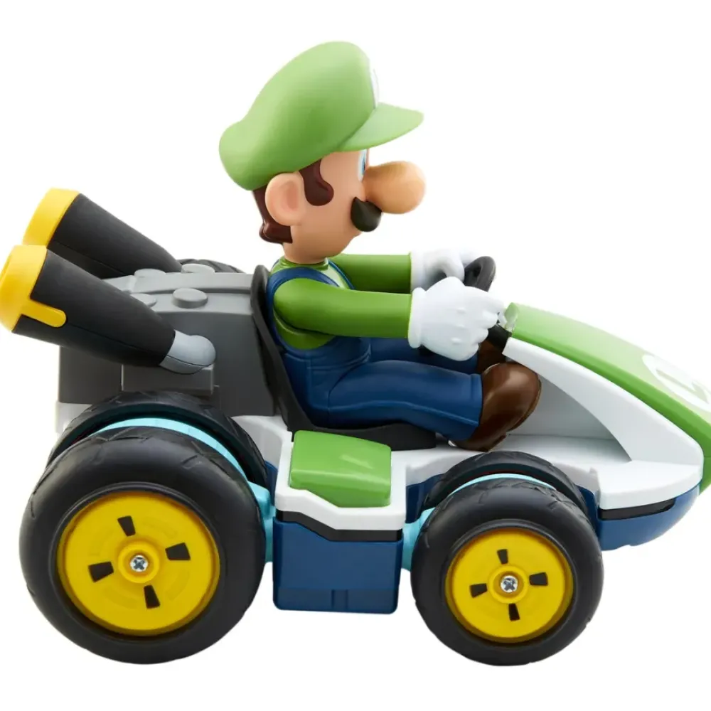 Jakks Pacific Coches, Circuitos Y Radiocontrol*Coche Teledirigido Luigi Que Realiza Giros De 360º Y Caballitos Nintendo Super Mario