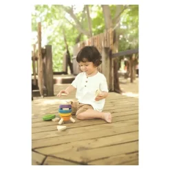 Plantoys Preescolar*Cohete Apilable Juguete De Madera