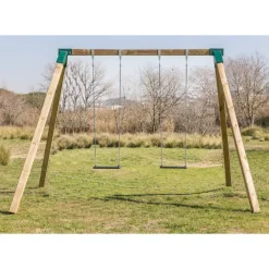 MASGAMES Casitas Y Parques*Columpio Karai Deluxe Adultos Cadenas Madera