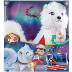 Cefa Toys Preescolar*Cuento Y Peluche Zorro Artico Elf Pets The Elf On The Shelf