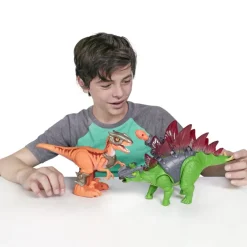 Robo Alive Muñecos Articulados*Dino Wars Raptor Acorazado Electronico Con Movimiento Realista