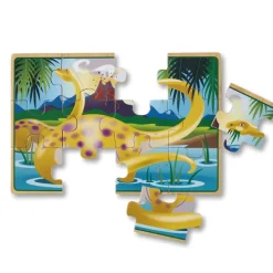Melissa & Doug Preescolar*Dinosaurs Puzzles In A Box