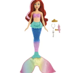 Mattel Munecas Y Peluches*Disney Princess Ariel Cambia De Color Y Nada