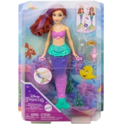 Mattel Munecas Y Peluches*Disney Princess Ariel Cambia De Color Y Nada