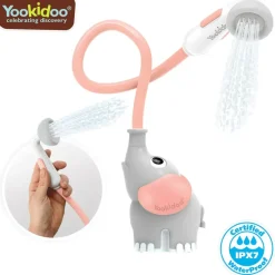 Yookidoo Preescolar*Ducha Banera Elefante Rosa
