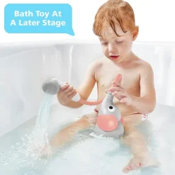 Yookidoo Preescolar*Ducha Banera Elefante Rosa