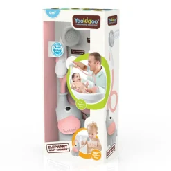 Yookidoo Preescolar*Ducha Banera Elefante Rosa