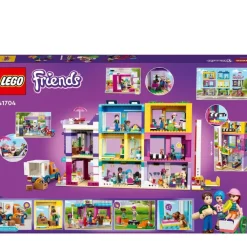 LEGO Puzzles Y Construcciones*Edificio De La Calle Principal, Casa De Munecas Modulable Con Fruteria, Peluqueria Y 7 Mini Figuras, Set Construccion De Heartlake City, Friends