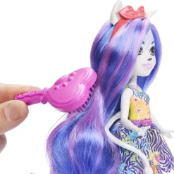 Mattel Munecas Y Peluches*Enchantimals Muneca Con Accesorios Para Peinar Glam Party Zemirah Zebra