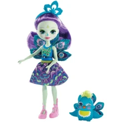 Enchantimals Munecas Y Peluches* Muneca Con Mascota Patter Peacock Y Flap