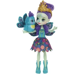 Enchantimals Munecas Y Peluches* Muneca Con Mascota Patter Peacock Y Flap