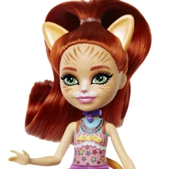 Enchantimals Munecas Y Peluches* Taria Y Cuddler Muneca Con Mascota Gato