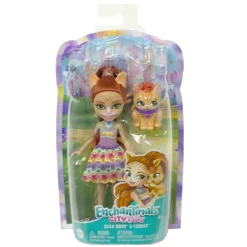 Enchantimals Munecas Y Peluches* Taria Y Cuddler Muneca Con Mascota Gato