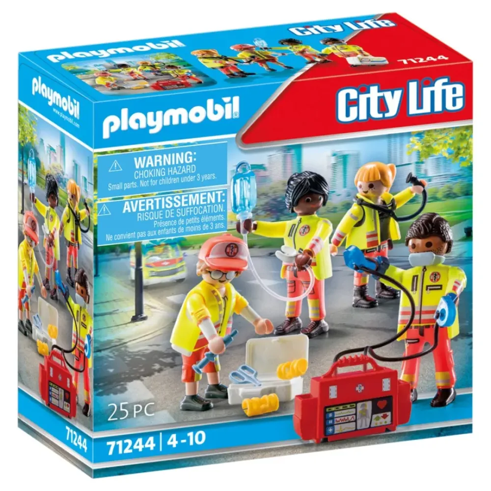 Playmobil Muñecos Articulados*Equipo De Rescate City Life
