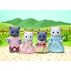 Sylvanian Families Munecas Y Peluches*Familia Gato Persa 4 Figuras