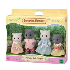 Sylvanian Families Munecas Y Peluches*Familia Gato Persa 4 Figuras