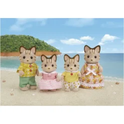 Sylvanian Families Munecas Y Peluches*Familia Gatos Rayas
