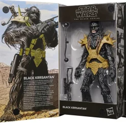 HASBRO FAN Muñecos Articulados*Figura Black Krrsantan Black Series Star Wars