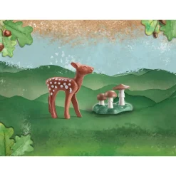 Playmobil Muñecos Articulados*Figura Cervatillo Animales Wiltopia