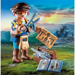 Playmobil Muñecos Articulados*Figura Dario Con Herramientas Novelmore