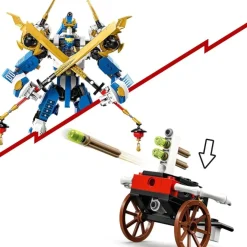 LEGO Puzzles Y Construcciones*Figura De Accion Para Construir Meca Titan De Jay Batalla Ninja Ninjago