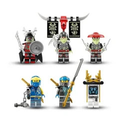 LEGO Puzzles Y Construcciones*Figura De Accion Para Construir Meca Titan De Jay Batalla Ninja Ninjago