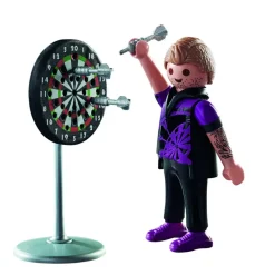 Playmobil Muñecos Articulados*Figura Jugador De Dardos Con Accesorios Special Plus