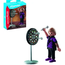 Playmobil Muñecos Articulados*Figura Jugador De Dardos Con Accesorios Special Plus