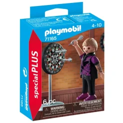 Playmobil Muñecos Articulados*Figura Jugador De Dardos Con Accesorios Special Plus