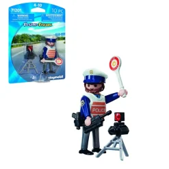 Playmobil Muñecos Articulados*Figura Policia De Trafico Playmo-Friends