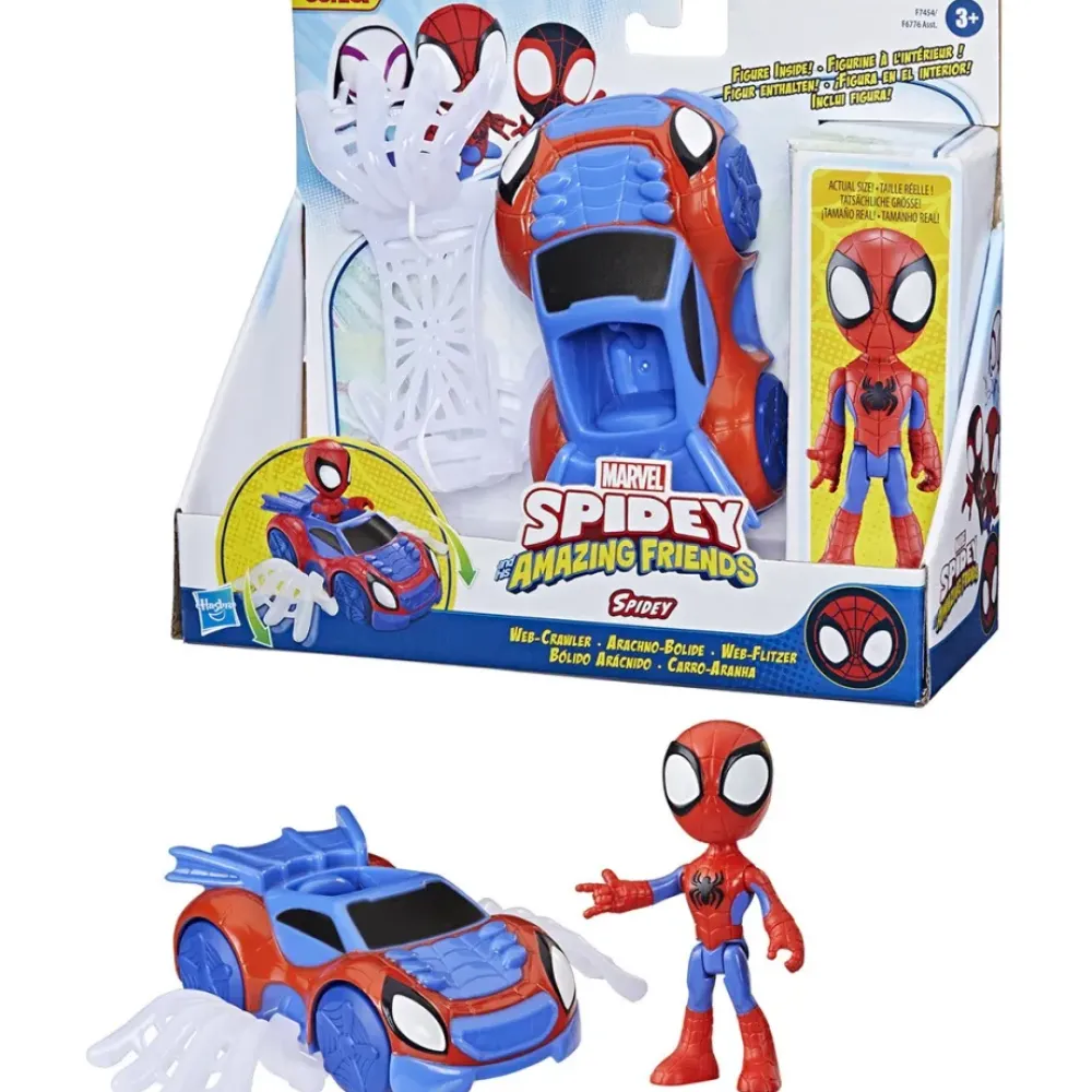 Hasbro Preescolar*Figura, Vehiculo Y Accesorios Spidey Marvel