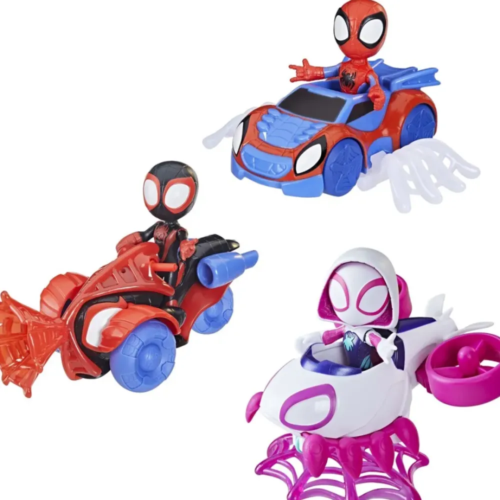 Hasbro Preescolar*Figura, Vehiculo Y Accesorios Spidey Marvel