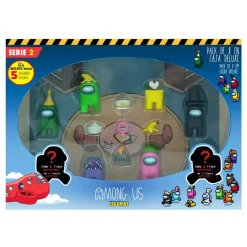 Bizak Muñecos Articulados*Figuras Surtido Pack 8 En Caja Deluxe Serie 2 Among Us