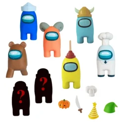 Bizak Muñecos Articulados*Figuras Surtido Pack 8 En Caja Deluxe Serie 2 Among Us