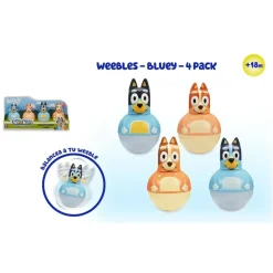 Bluey Preescolar*Figuras Weeblespack 4