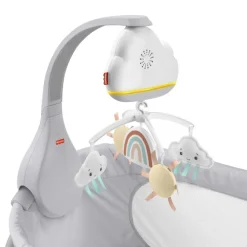 Fisher-Price Preescolar* Movil Lluvia De Arcoiris Para Cuna, Juguete Para Cuna Con Sonidos Relajantes Y Luces Para Bebe Recien Nacido