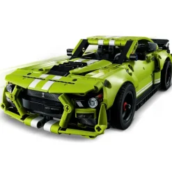 LEGO Puzzles Y Construcciones*Ford Mustang Shelby Gt500, Maqueta De Construccion De Coche Retractil, Set De Juguete Con App De Realidad Aumentada, Technic