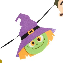 El Corte Inglés Disfraces Y Complementos*Guirnalda De Fieltro Personajes Feliz Halloween 210 Cm El Corte Ingles