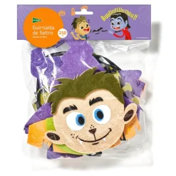 El Corte Inglés Disfraces Y Complementos*Guirnalda De Fieltro Personajes Feliz Halloween 210 Cm El Corte Ingles