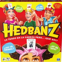 Spin Master Juegos Educativos*Juego De Adivinar ¿Que Tengo En La Cabeza? Hedbanz Family Games