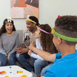 Spin Master Juegos Educativos*Juego De Adivinar ¿Que Tengo En La Cabeza? Hedbanz Family Games